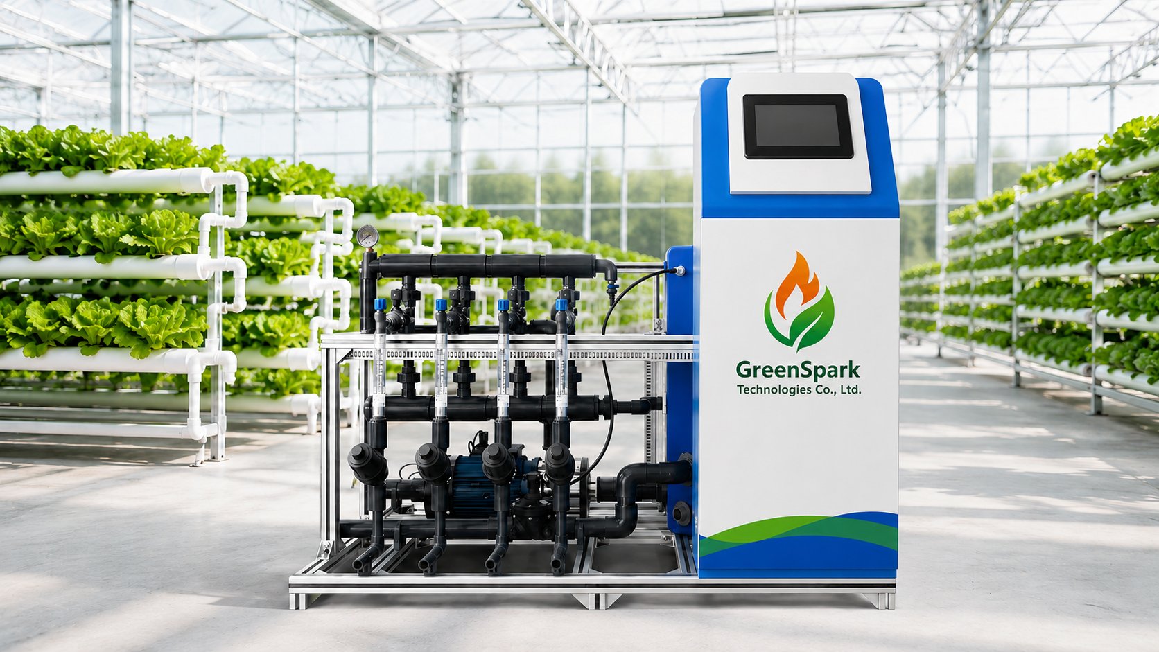 Hydroponic Greenhouse Nutrient & Recirculation System