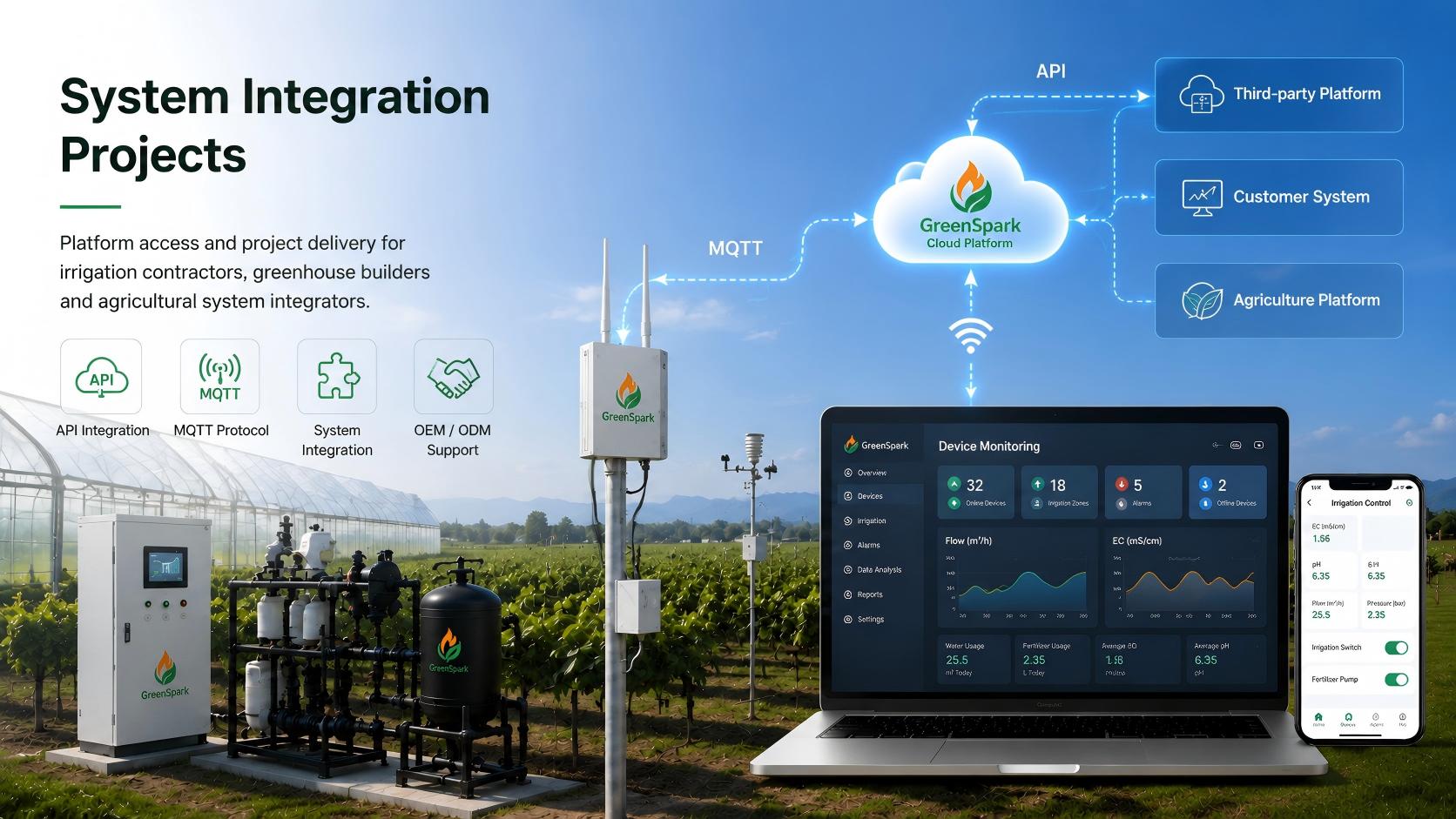 LoRaWAN / 4G Field IoT Solution System Solution